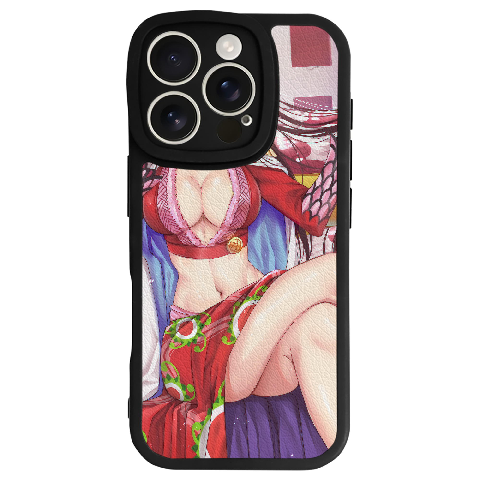 （画像用） ワンピース ONE PIECE 【iPhone 16シリーズ対応】シリコンスマホケース（レザー調） 材質：シリコン